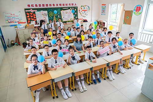 玄武小学生毕业季集体照拍摄